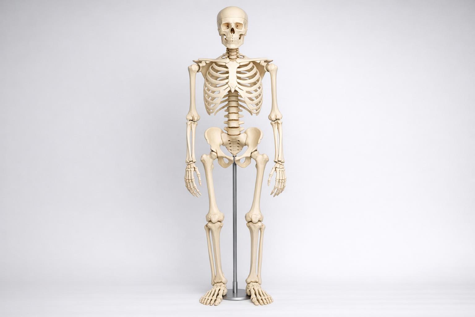 zdjęcie: model anatomiczny szkieletu ludzki - widok z przodu
